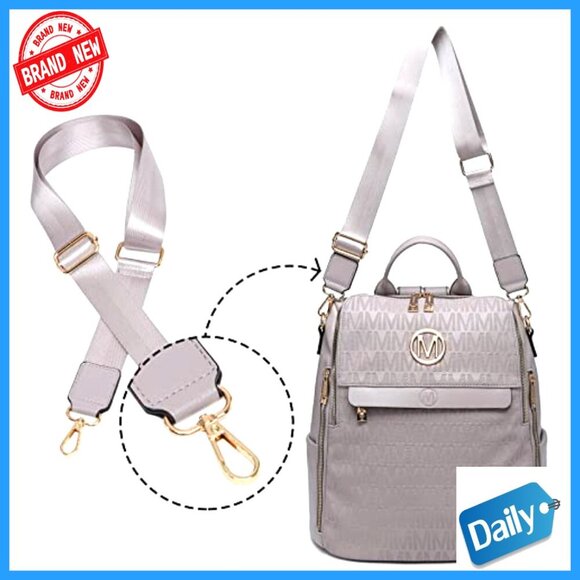 Medium Vegan Leather Backpack Purse Convertible Crossbody Travel Bag main image 4